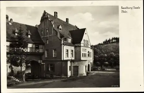 Ak Saalburg in Thüringen, Hotel Krannich