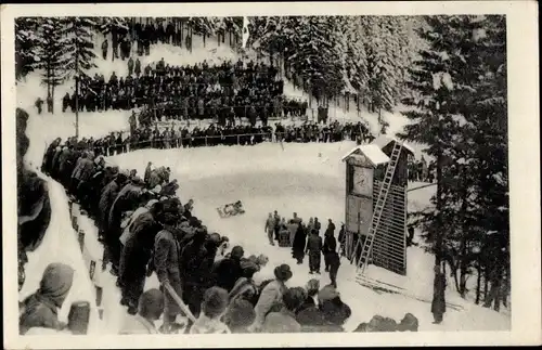 Ak Oberhof im Thüringer Wald, Bobbahn