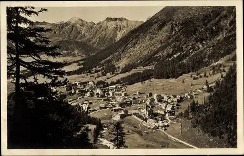 Ak Pontresina Kanton Graubünden Schweiz, Gesamtansicht