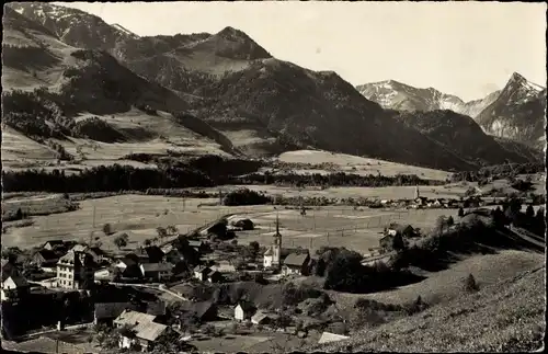 Ak Neirivue Kanton Freiburg, Panorama