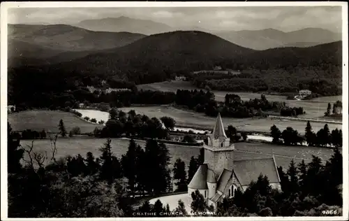 Ak Crathie Schottland, Church, Balmoral