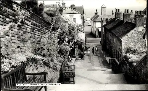 Ak Aldeburgh East England, Town Steps