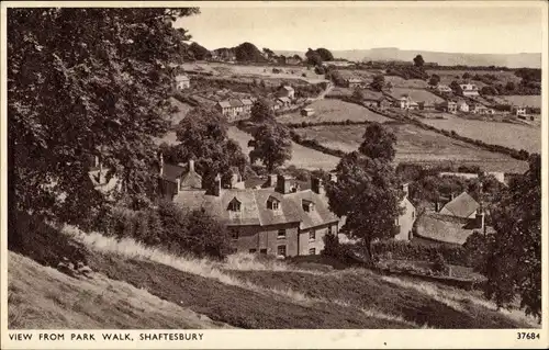 Ak Shaftesbury Dorset, View from Park Walk