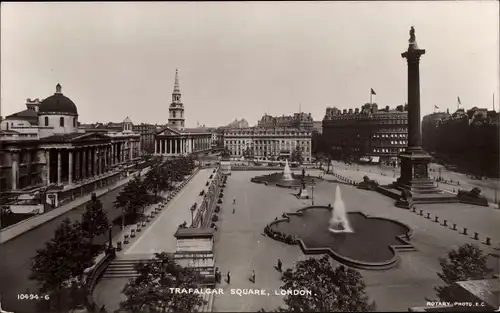 Ak London City England, Trafalgar Square