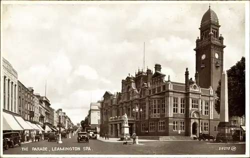 Ak Leamington Spa Warwickshire England, The Parade, Turm