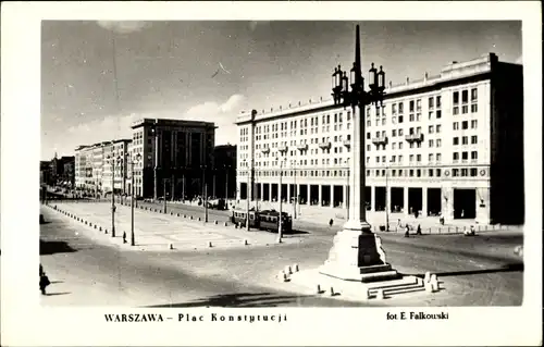 Ak Warszawa Warschau Polen, Plac Konstytucji