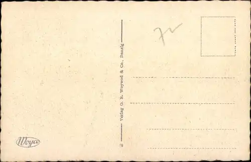 Ak Gdańsk Danzig, Langer Markt, Wirtschaftskammer