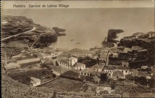 Ak Câmara de Lobos Insel Madeira Portugal, Village