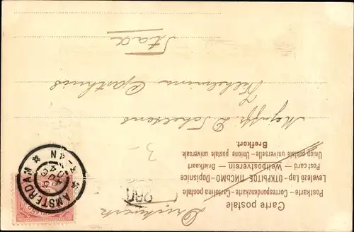 Präge Passepartout Litho Junge Frau im weißen Kleid, Tuch, Blumen