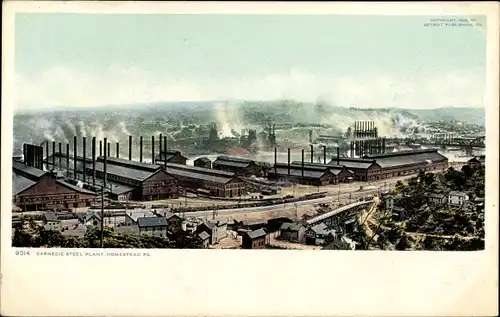Ak Homestead Pennsylvania USA, Carnegie Steel Plant