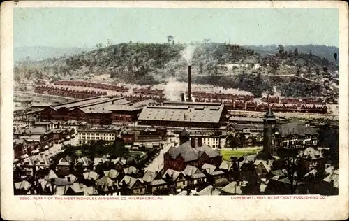 Ak Wilmerding Pennsylvania USA, Plant of the Westinghouse Air Brake Co.