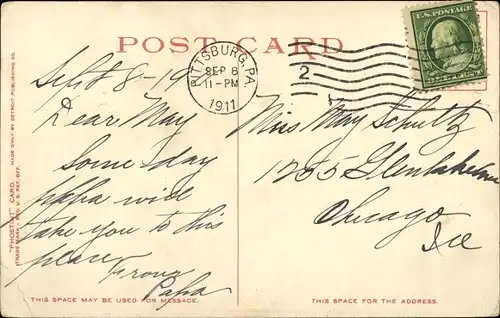 Ak Pittsburgh Pennsylvania USA, General View, Highland Park