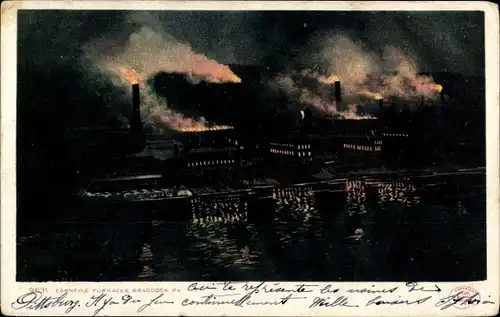 Ak Braddock Pennsylvania USA, Carnegie Furnaces