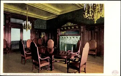 Ak Harrisburg Pennsylvania USA, Lieutenant Governors Reception Room, State Capitol