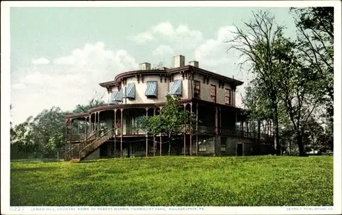 Ak Philadelphia Pennsylvania USA, Lemon Hill Country Home of Robert Morris, Fairmount Park