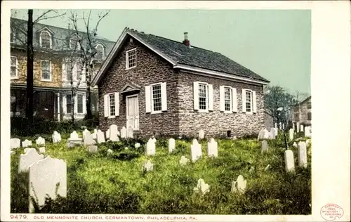 Ak Germantown Pennsylvania USA, Old Mennonite Church