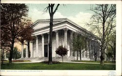 Ak Philadelphia Pennsylvania USA, Main Building, Girard College