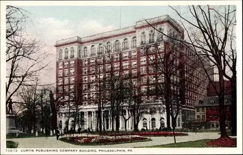 Ak Philadelphia Pennsylvania USA, Curtis Publishing Company Building