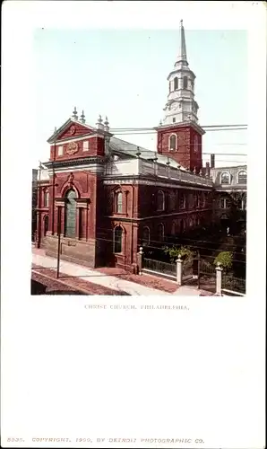 Ak Philadelphia Pennsylvania USA, Christ Church