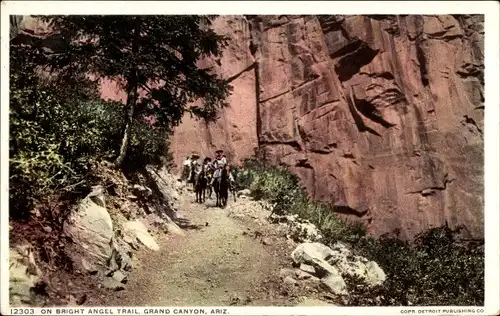 Ak Grand Canyon Arizona USA, On Bright Angel Trail