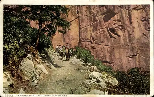 Ak Grand Canyon Arizona USA, On Bright Angel Trail