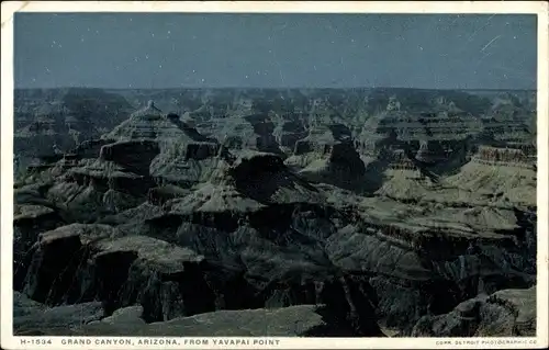 Ak Grand Canyon Arizona USA, From Yavapai Point at Night