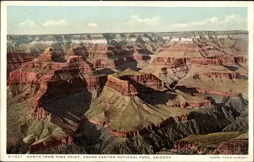 Ak Grand Canyon Arizona USA, North from Pima Point
