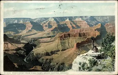 Ak Grand Canyon Arizona USA, Northwest from Pima Point