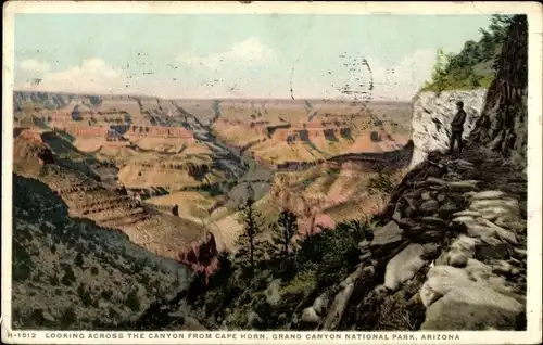 Ak Grand Canyon Arizona USA, The Canyon from Cape Horn