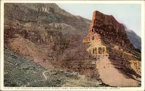 Ak Grand Canyon Arizona USA, The Towering Cliffs above Hermit Camp