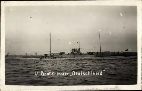 Foto Ak Deutsches U Boot, Deutschland, U Bootkreuzer