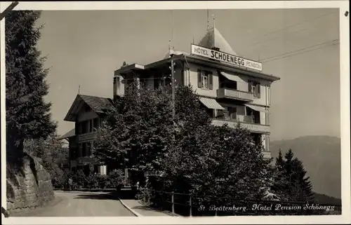 Ak Beatenberg Kanton Bern, Hotel Pension Schönegg