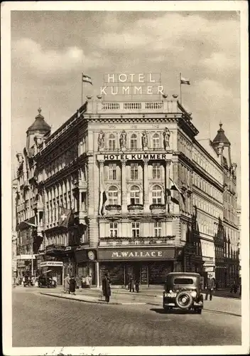 Ak Wien 6 Mariahilf, Hotel Kummer in der Mariahilferstraße 71 A, Geschäft M. Wallace