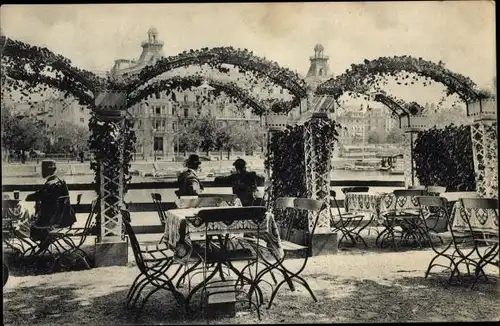 Ak Zürich Stadt Schweiz, Restaurant Bauschänzli