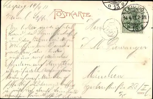 Ak Leipzig in Sachsen, Neues Rathaus