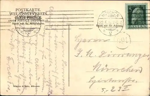 Ak München Maxvorstadt, Glyptothek, Königsplatz