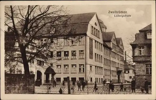 Ak Zweibrücken Rheinland Pfalz, Ludwigschule