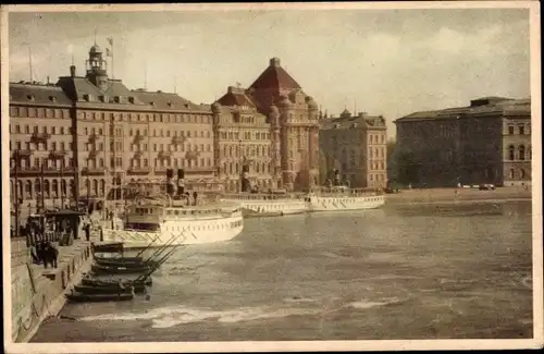 Ak Stockholm Schweden, Grand Hotel, Nationalmuseum