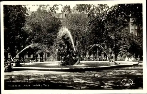 Ak Stockholm Schweden, Adolf Fredriks Torg