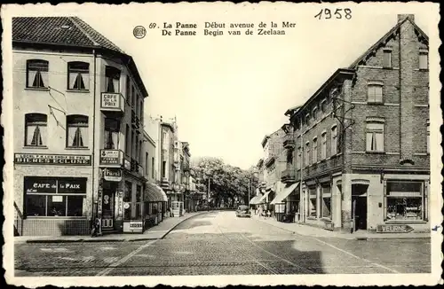 Ak La Panne De Panne Westflandern, Avenue de la Mer