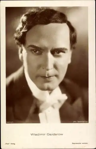 Ak Schauspieler Wladimir Gaidarow, Portrait, Ross Verlag 5425/1