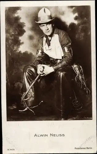 Ak Schauspieler Alwin Neuss, Portrait