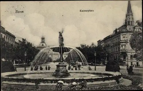 Ak Bonn am Rhein, Kaiserplatz