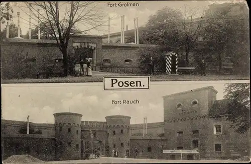 Ak Poznań Posen, Fort Grolman, Fort Rauch