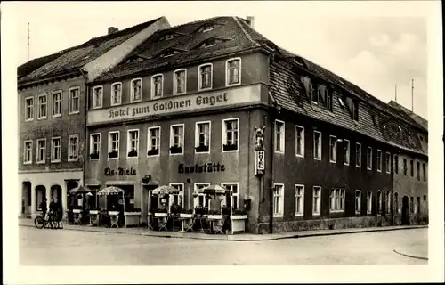 Ak Bischofswerda in Sachsen, Hotel zum Goldenen Engel