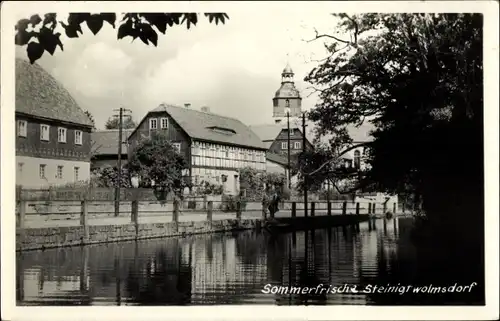 Ak Steinigtwolmsdorf in der Lausitz, Teilansicht