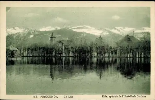 Ak Puigcerda Katalonien, Le Lac