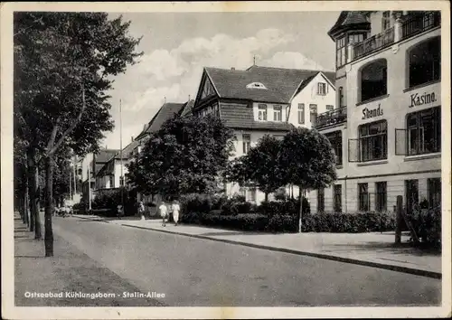 Ak Ostseebad Kühlungsborn, Stalin-Allee, Nordischer Hof, Strandcasino