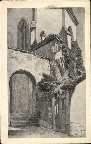 Künstler Ak Waiblingen in Württemberg, Portal