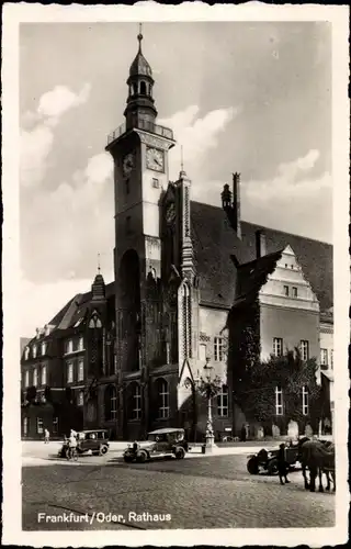 Ak Frankfurt an der Oder, Rathaus